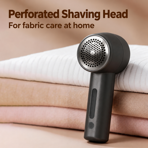 Black Electric Fabric Shaver with Digital Display