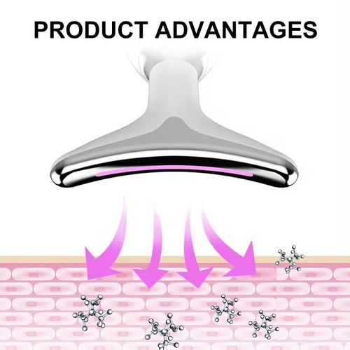 Face and Neck Massager Sculpting Skin Tightening Wrinkle Remover with Red Light Therapy for Face and Neck
