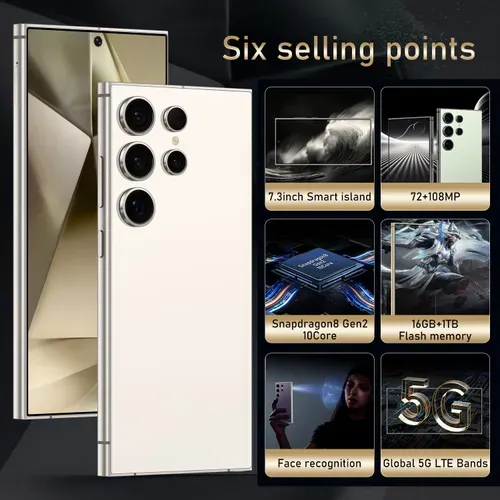 S24 Ultra 16GB + 1TB mobile phone 0 original full-screen Android 10.0 smartphone S24 Ultra Super large screen 7.3-inch S24 Ultra