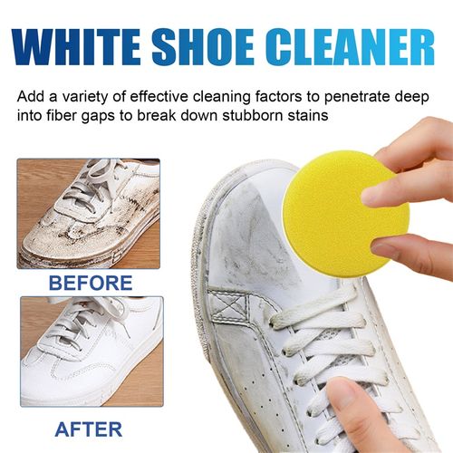 White shoes, casual shoes, sports shoes, waterless cleaning and stain remover