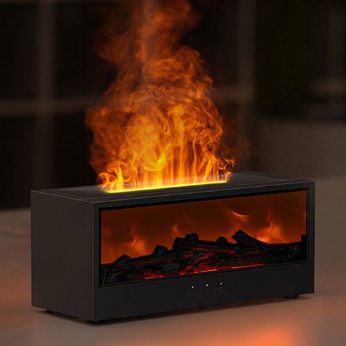 Flame-shaped aromatherapy humidifier