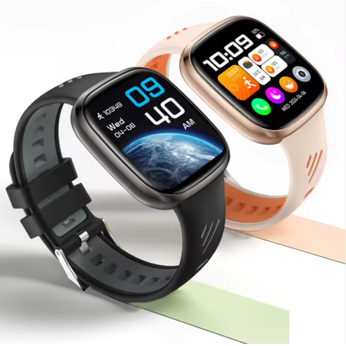 2025 New Arrival Fashion HT31 Smart Watch 1.72inch Big Screen Soft Strap Flashlight Outdoor Sport Watch for Women Men