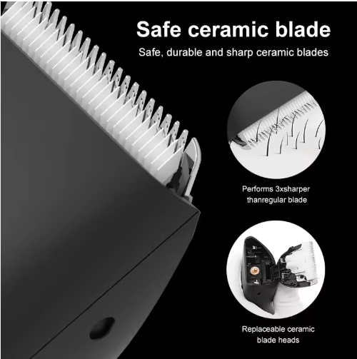 Professional Mustache Ear Facial Cutting Hair Clippers Groomer Cordless Groin Hair Trimmer for Men