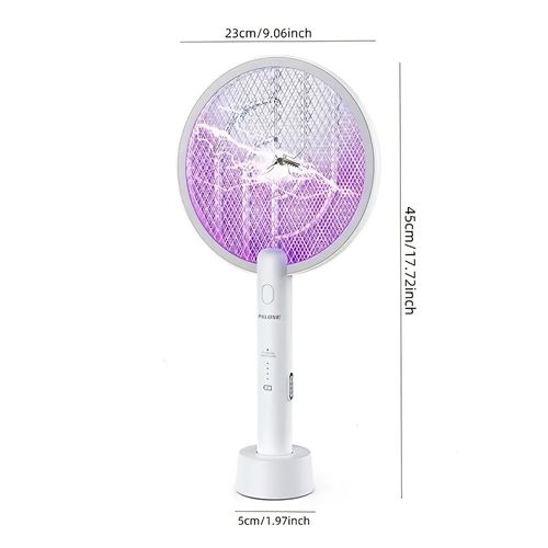 USB Electric Mosquito Swatter-Color Box Packaging Convenient Charging for Indoor Use Effective Against Flies & Mosquitoes