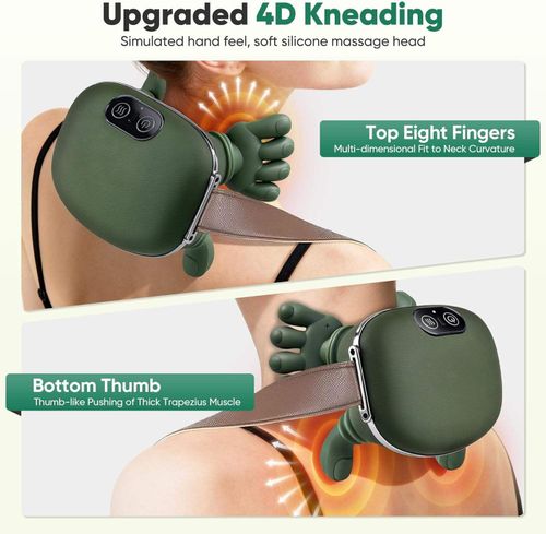 2026 Newly Upgraded Version Hot Compress to Relieve Shoulder and Neck Pain Mini Portable Home Massage
