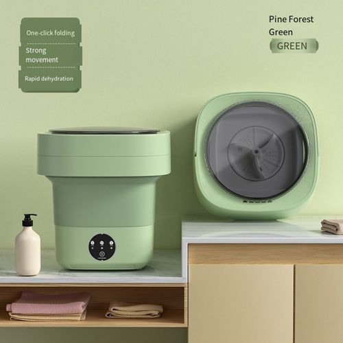 Fully-automatic Electric Underwear Socks Mini Foldable Tub Laundry Washer Portable Front Folding Washing Machine