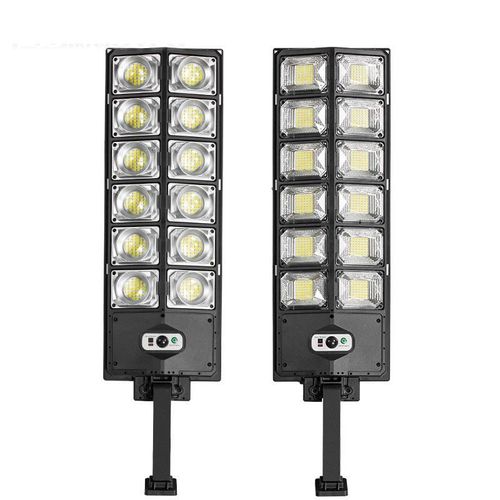 Solar Motion Sensor LED Street Lamp IP65 Waterproof DC Powered Remote Control Multi-Color Temperature High Efficiency Garden