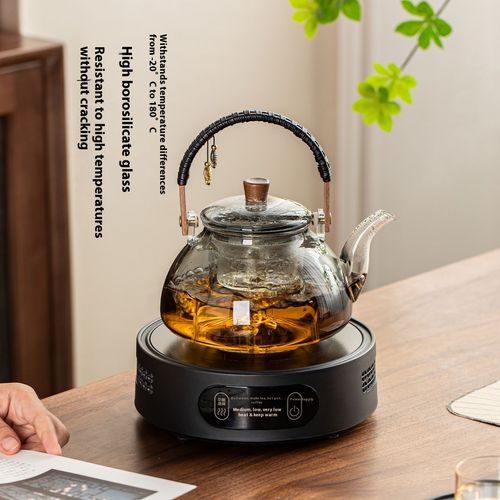 1200ml High Borosilicate Glass Teapot With Filter Boiling Teapot Glass Health Pot Household Kettle Office Tea Set