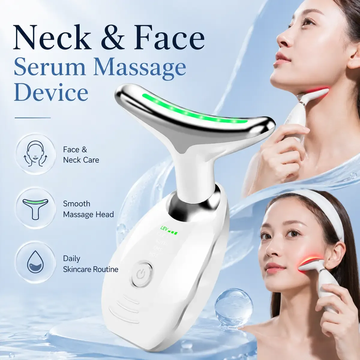 Personal Care Anti-wrinkle Multi-color Lamp Heating to Tighten Neck and Face Skin Rejuvenation Anti-aging