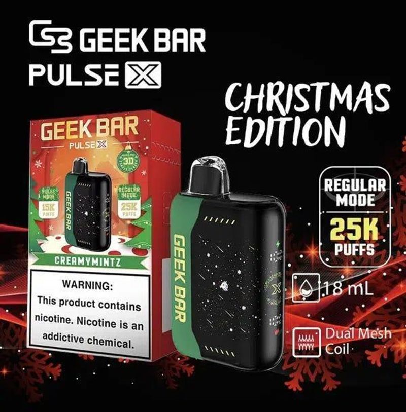 Ultimate Enhanced GEEK BAR Pulse X 25000 Puffs 拋棄式霧化棒一次性電子煙