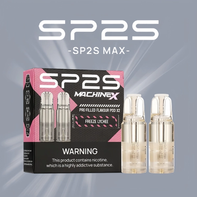 SP2S MAX主機：雙陶瓷專屬主機，不相容於其他煙彈 SP2S搭配補貨效率，日常成本與效率更好估