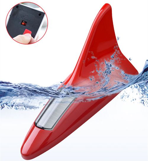 2025 Carbon Fiber Car Antenna with Solar LED, Signal Booster & Safety Tail Light