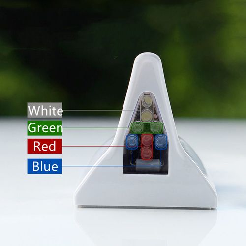 2025 Carbon Fiber Car Antenna with Solar LED, Signal Booster & Safety Tail Light