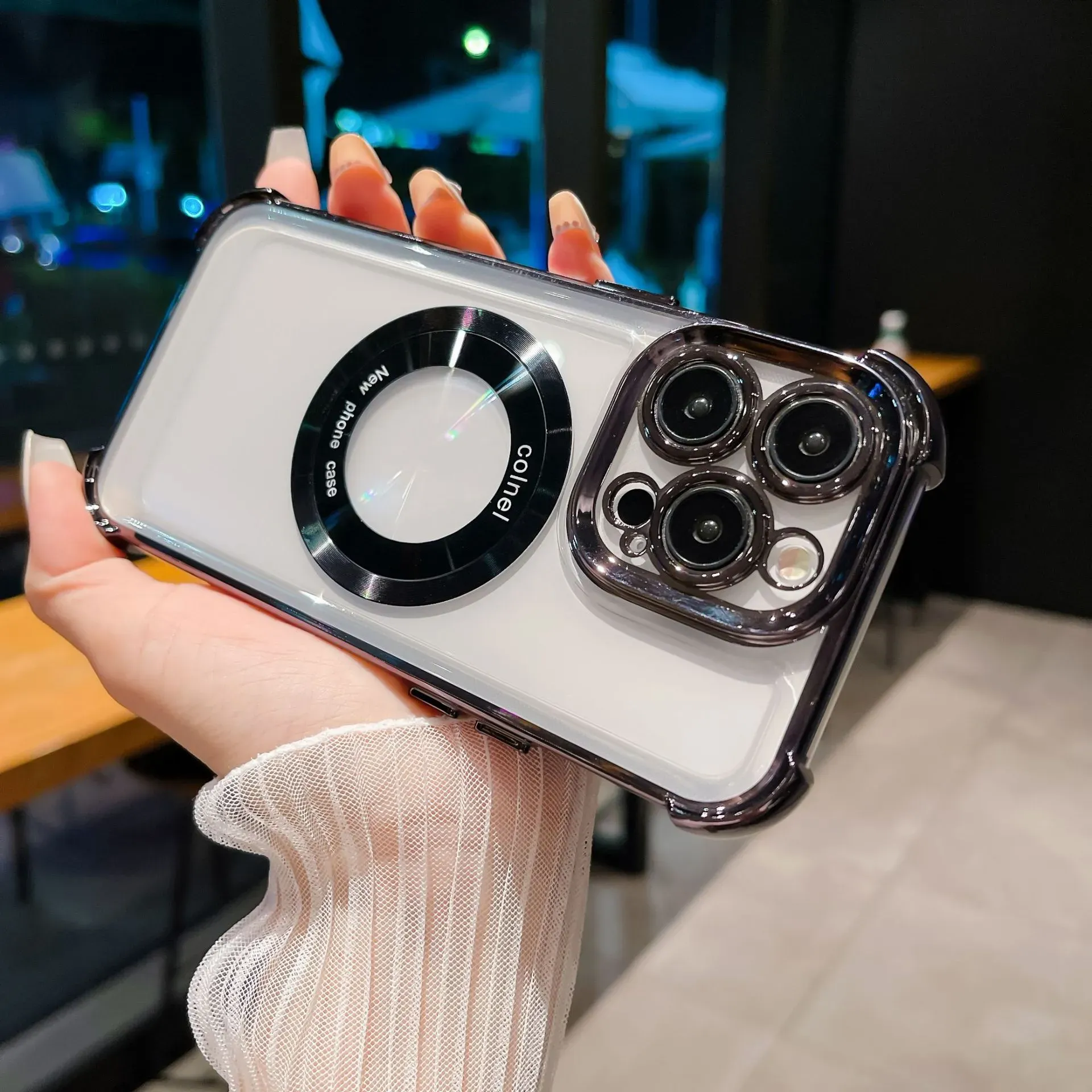 IPhone Magnetic Leakage Standard airbag Four Corners Anti-fall