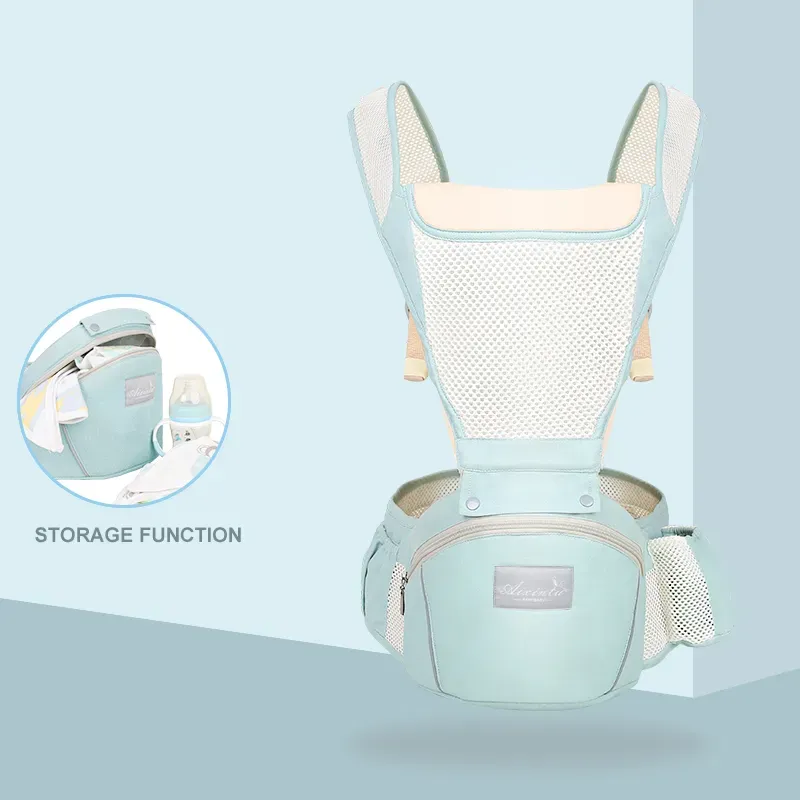 Before and After Kangaroo Bag Accessories Cotton Baby Carrier Ergonomic Infant Waist Stool Newborn to Toddler Multi-use