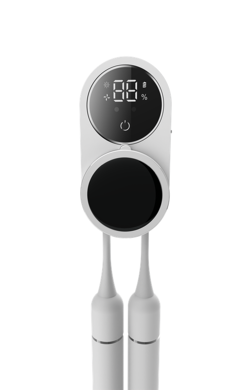 New Automatic USB-Powered UV Toothbrush Sterilizer with UVC Light, Smart Display, Portable Plastic Design, Wall-Mounted Charging Holder for Toothbrushes