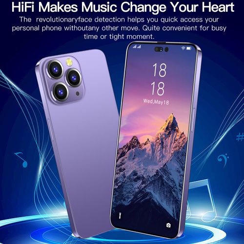 i14promax smartphone 6.8 inch infinity-O display(It will be sent in black by default.)