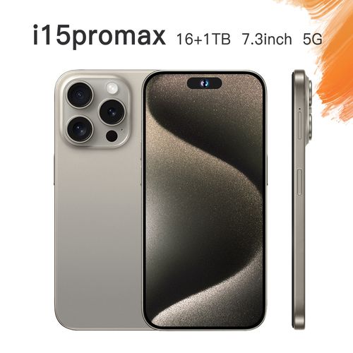 i15promax smartphone supports 4G, 7.3-inch Dynamic Island high-definition screen(It will be sent in black by default.)