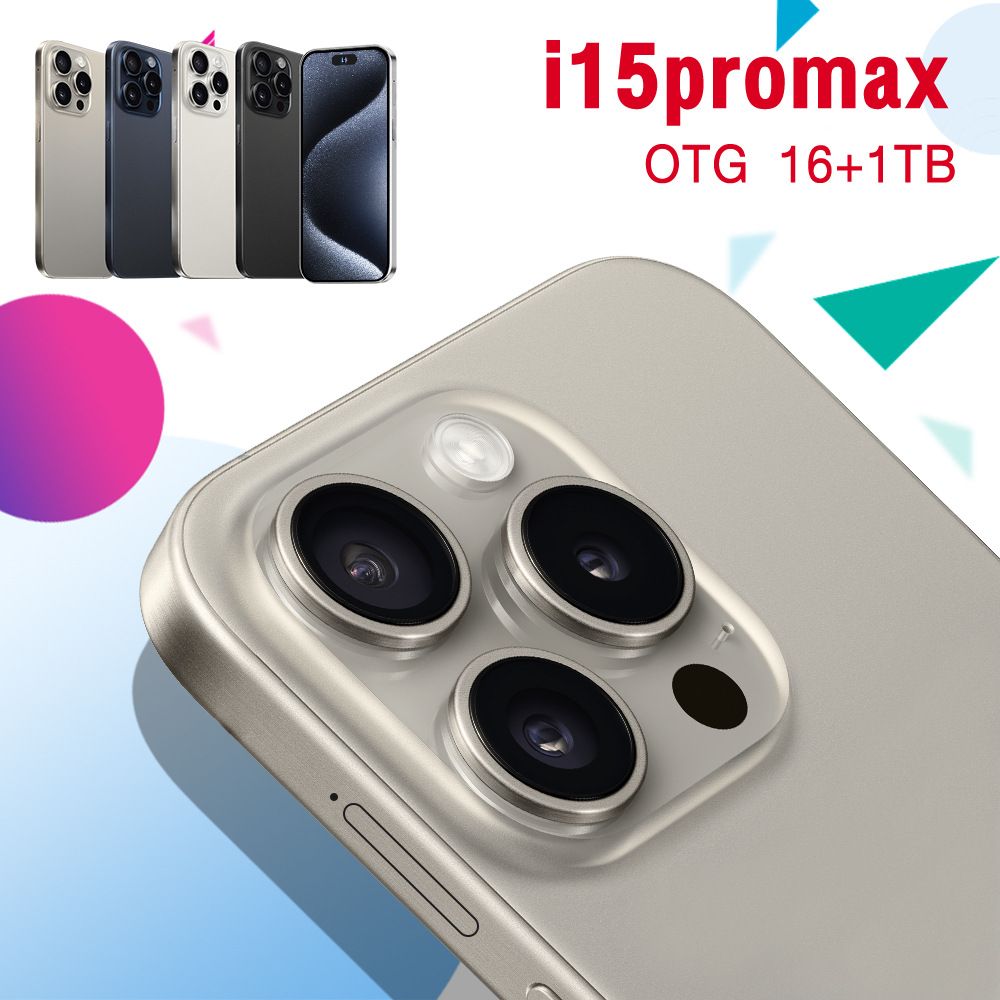 i15promax smartphone supports 4G, 7.3-inch Dynamic Island high-definition screen(It will be sent in black by default.)