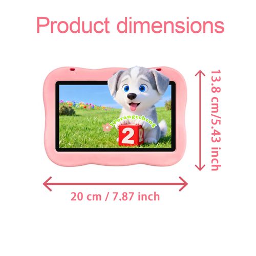 High Performance 2GB 32GB Storage 7-inch MTK Android 12 Wi-Fi Kids Tablets Educational Dual Camera 3000mAh Drop Resistant