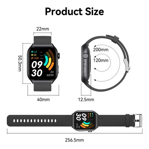 New Watch GTS7 Pro Sport  Big Screen Smart Watches （black）