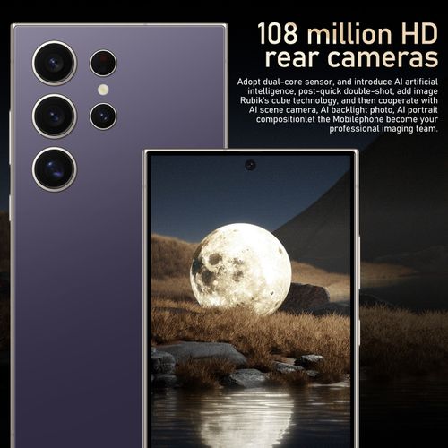 S24 Ultra+ smart phone large 7.3-inch screen  16GB + 1TB (Deliver the black version by default.)