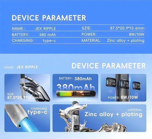 E-cigarette comes with the top English configuration and three Settings for adjustment