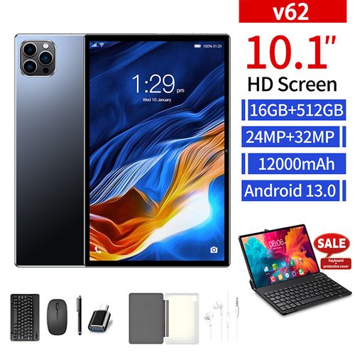 New I15 Pro Tablet 10.1 Inch Android System 8GB RAM 256GB Storage Smart Tablet