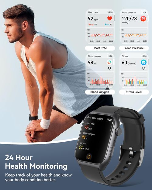 New Watch GTS7 Pro Sport  Big Screen Smart Watches （black）
