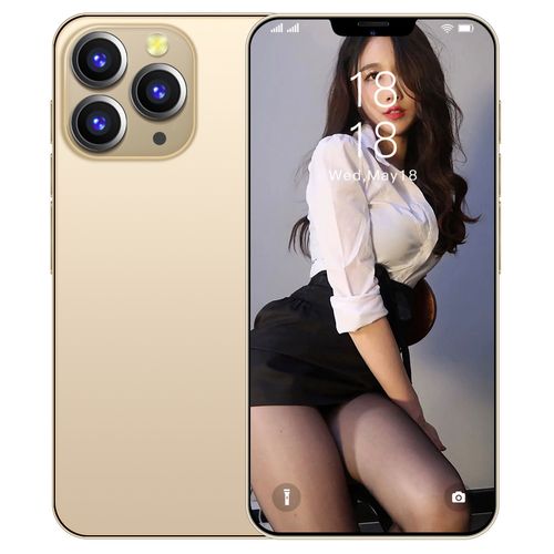 i13Pro MAX smartphone 6.7 inch display( It will be sent in black by default.)
