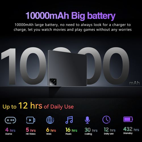 Pad 6s PRO with 10000mAh battery,8G+256G storage