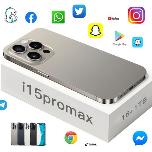 i15promax smartphone supports 4G, 7.3-inch Dynamic Island high-definition screen(It will be sent in black by default.)