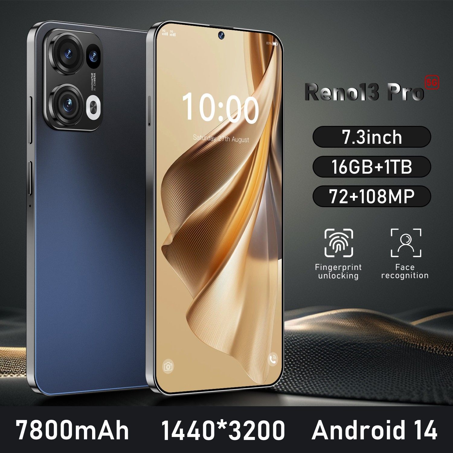 SONA Reno13 Pro  7800mAh  16G+1024G  72Mp+108Mp