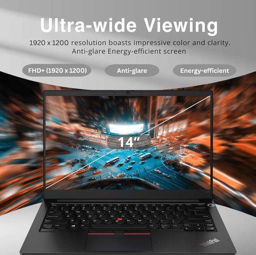 95% new and used Lenovo laptops E14