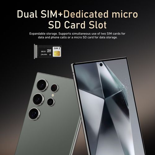 S24 Ultra+ smart phone large 7.3-inch screen  16GB + 1TB (Deliver the black version by default.)