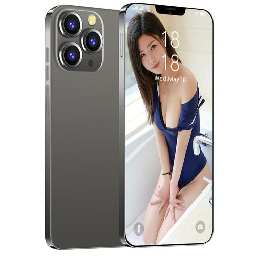 i13Pro MAX smartphone 6.7 inch display( It will be sent in black by default.)