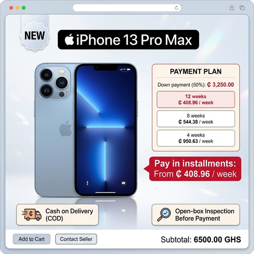 Original Clean UK Used iPhone 13 Pro Max 256GB , grade A,85% battery
