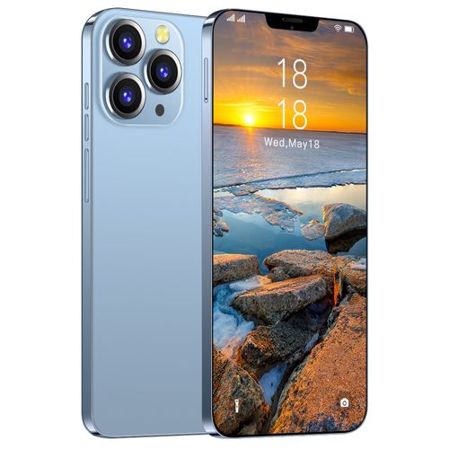 i13Pro MAX smartphone 6.7 inch display( It will be sent in black by default.)