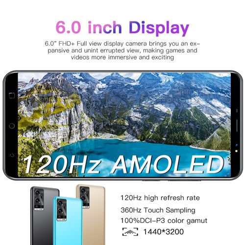 Intelligent A16E Android 6.0-inch large screen smartphone(Send the black style by default.)