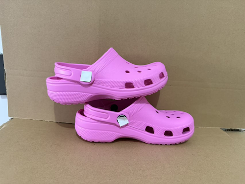 Crocs Clássicos Little Star para o Verão, Chinelos, Sandálias de Praia, Sapatos Infantis e Femininos, Sapatos Casuais Retrô com Sola Grossa