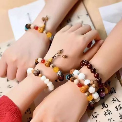 Putuoshan 18 seeds Buddhist beads bracelet for boys and girls couples