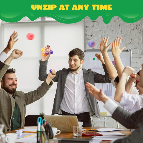 Exercise Hand Flexibility Squishy Stress Relief Ball Relieve Work Anxiety Random Fidget Toys for Adults Mini Stress Ball Toys