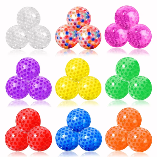 Exercise Hand Flexibility Squishy Stress Relief Ball Relieve Work Anxiety Random Fidget Toys for Adults Mini Stress Ball Toys
