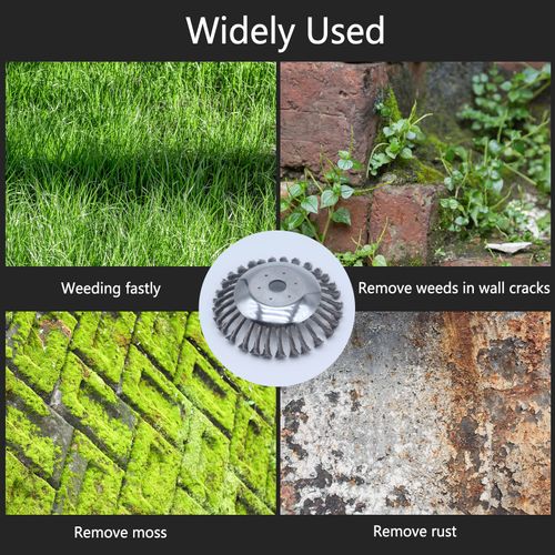 🔥Hot Seller🔥 COD！ Lawn Mower Steel Wire, 6-inch and 8-inch Grass-Cutting Heads, Derusting Wheels, Weeding Wheels, Weeding Heads, Weeding Discs—Universal Parts for Grass Cutters