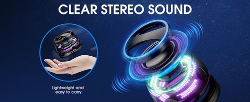 Bluetooth Magnetic Speaker: Portable, Stylish, Deep Bass, Long Battery Life, Cross-Border Music, Compact Stereo Speaker