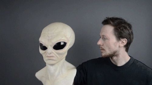 🔥Hot Seller🔥 COD！ Amazon Independent Store: Alien Latex Mask, Halloween Alien Horror Mask, Party Prop