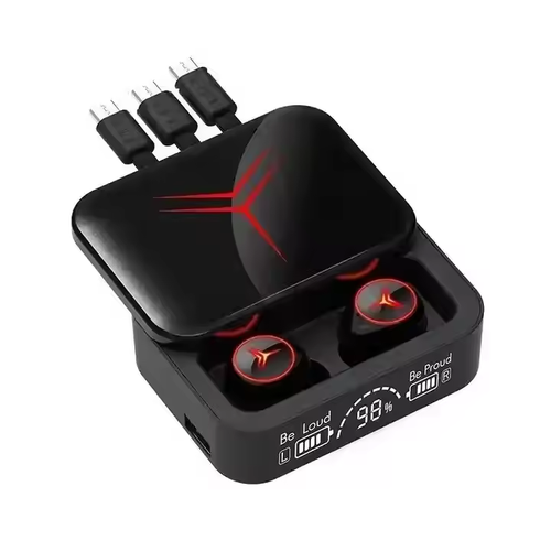 New Arrived M88 plus V5.2 TWS Wireless Earphone Gaming Stereo Earbuds With Power Bank LED Display Built IN Cable