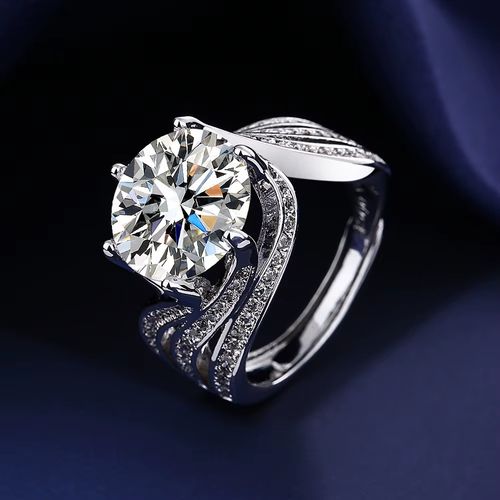 5 Carat Moissanite Ring