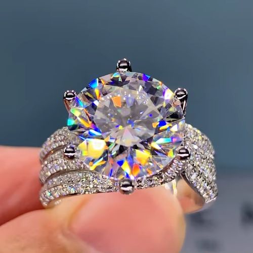 5 Carat Moissanite Ring