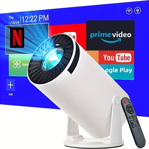 Hy300pro Portable Projector with Wifi Mini Smart Proyector Short